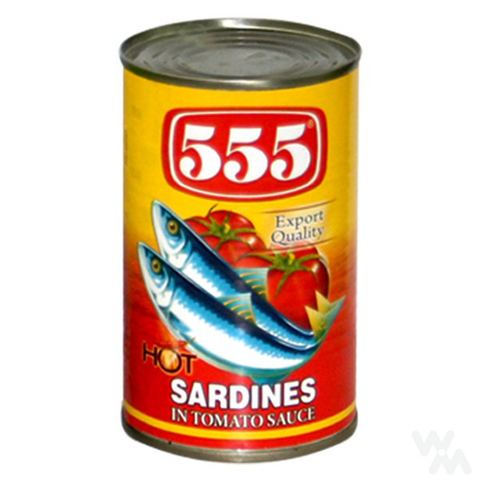 555 Sardines in Tomato Chili 425g